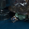 vintage Gouden ring met hematiet 14 krt