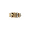 vintage Gold belt ring with diamonds 18 krt