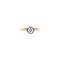 vintage Gold solitaire ring with diamond 18 kt
