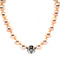 vintage Schoeffel pearl necklace with diamond 18 kt