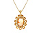 vintage Gold pendant with cameo 18 kt