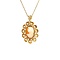 vintage Gold pendant with cameo 18 kt