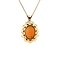 vintage Gold pendant with cameo 18 kt
