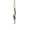vintage Zilveren hanger en diamant 925