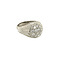 vintage Witgouden ring met diamant 18 krt