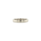 vintage Witgouden memoire ring met diamant 14 krt