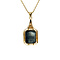 vintage Gold pendant with haematite 14 krt