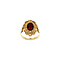 vintage Gold ring with garnet 14 carat