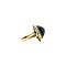 vintage Gold ring with garnet 14 carat