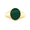 vintage Twiggy ring 14 kt - Royal Green