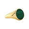vintage Twiggy ring 14 kt - Royal Green
