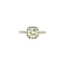 vintage Witgouden ring met diamant 18 krt