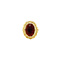 vintage Gold ring with garnet 14 kt