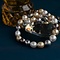 vintage Schoeffel parel collier met diamant 18 krt
