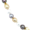 vintage Schoeffel parel collier met diamant 18 krt