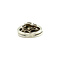 vintage Witgouden ring met wit en zwart diamant 18 krt