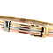 vintage Tricolour vintage gold bangle 14 kt