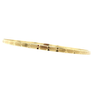 Gold fantasy ring bracelet 14 krt