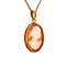 vintage Gold pendant with cameo 14 kt