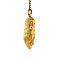 vintage Gold pendant owl 18 krt