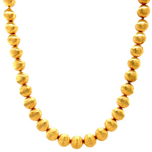 Gouden fantasie collier 18 krt