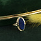 vintage Gold ring with heliotrope 14 krt