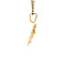 vintage Gouden hart hanger met cupido 14 krt
