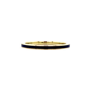 Gold ring with enamel 14 kt