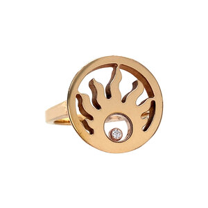 Gouden ring Chopard met diamant 18 krt