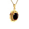 vintage Gold garnet pendant 14 kt