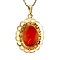 vintage Gold pendant with cameo 14 kt