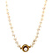 vintage Pearl necklace with gold clasp 14 krt