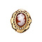 vintage Gouden ring met camee 14 krt