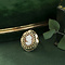 vintage Gouden ring met camee 14 krt
