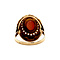 vintage Gouden ring met camee 14 krt