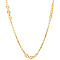 vintage Gouden anker en koffieboon collier 18 krt