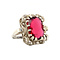 vintage Queen's ring 925 - Ruby Ruby