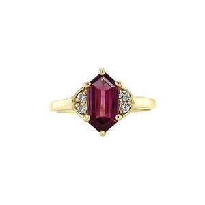 Brigitte ring 14 krt - Lavender Love
