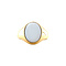 vintage Twiggy ring xs 14 krt - Cloudy Sky
