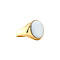 vintage Twiggy ring xs 14 krt - Cloudy Sky