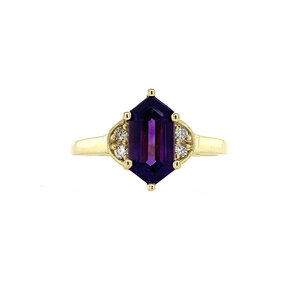 Brigitte ring 14 kt - Violet