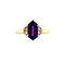 vintage Brigitte ring 14 kt - Violet
