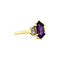 vintage Brigitte ring 14 kt - Violet