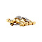 vintage Gold elephant brooch with diamond 14 kt