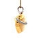 vintage Gouden hanger met parelmoer en diamant 18 krt