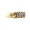 vintage Gouden ring met diamant 14 krt