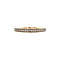 vintage Gouden alliance ring met diamant 14 krt