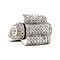 vintage Witgouden ring met diamant 18 krt
