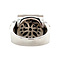 vintage Witgouden ring met diamant 18 krt