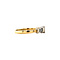 vintage Bicolour gold ring with diamonds 18 krt